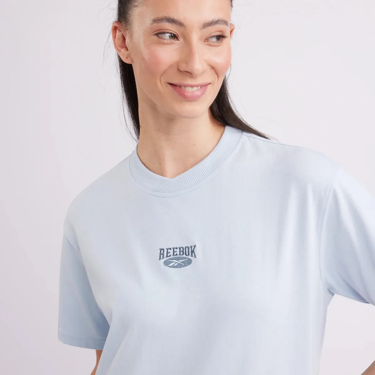 REEBOK WOMEN'S FEEL GOOD BLUE TEE