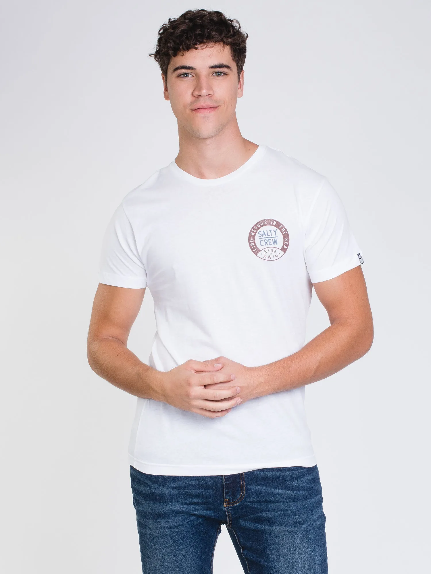 SALTY CREW BREAKWATER SHORT SLEEVE T-SHIRT  - CLEARANCE