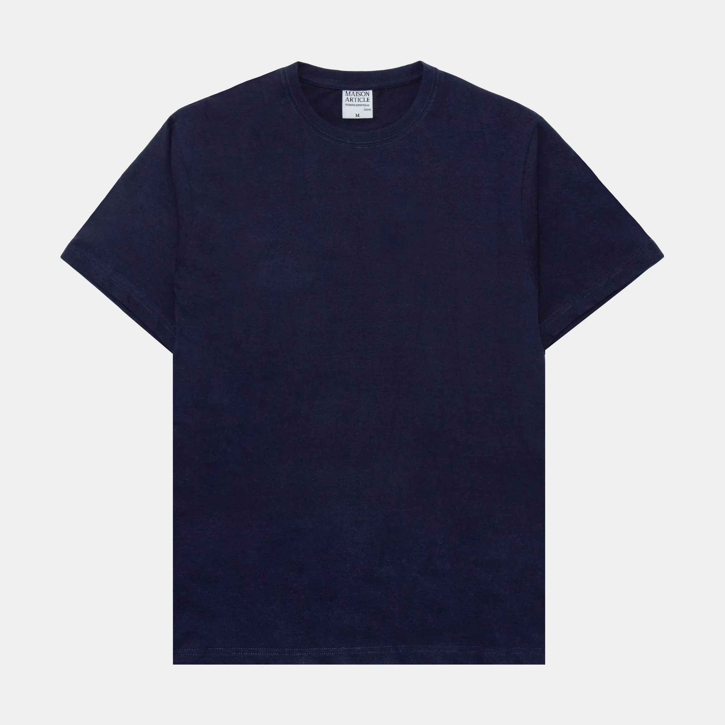 Solid Novelty Mens Short Sleeve Shirt (Navy Blue)