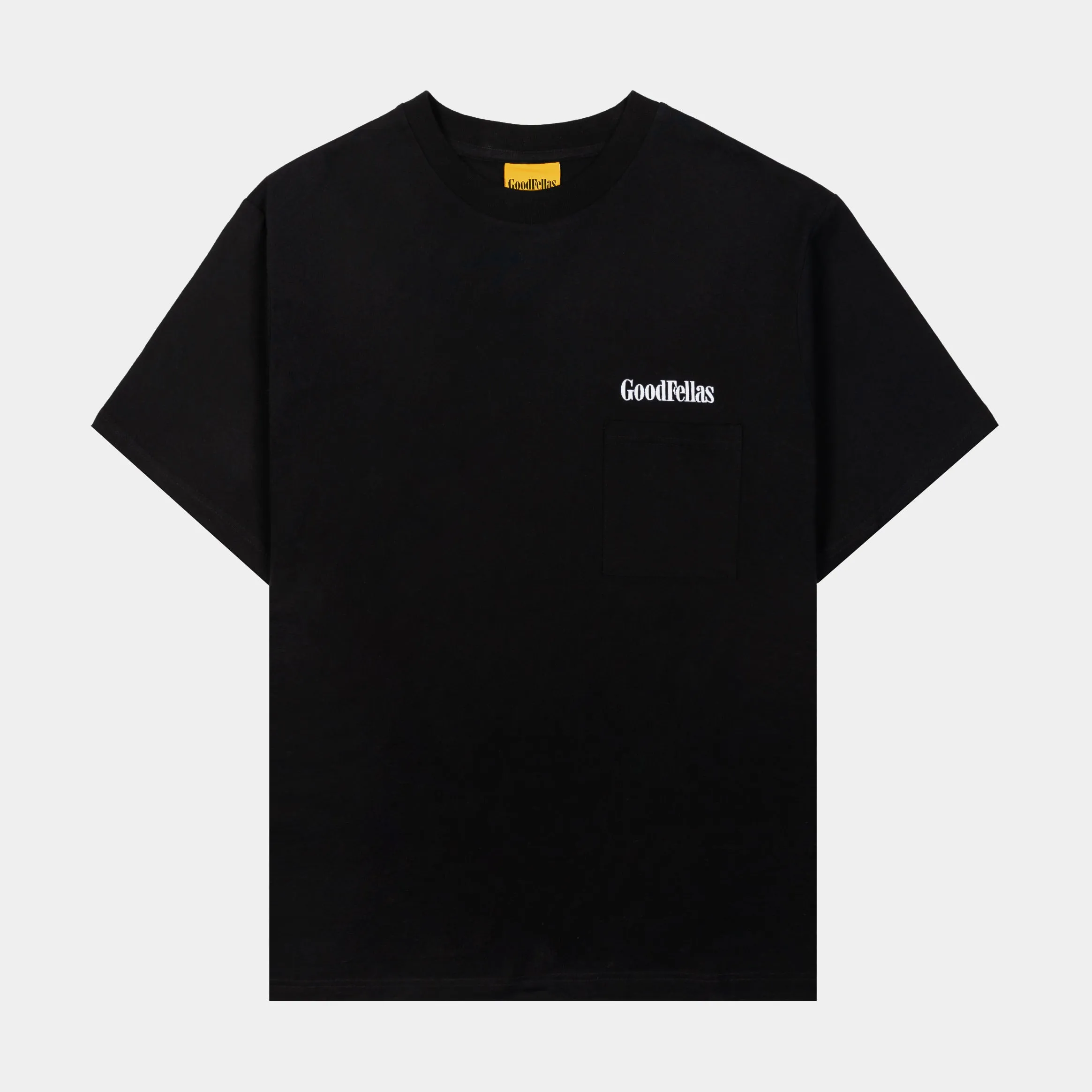 SP x Goodfellas Back Montage Mens Short Sleeve Shirt (Black/Yellow)