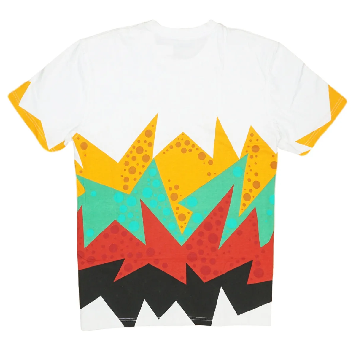 Staple- Burst Bottom Tee (White/Orange/Green)