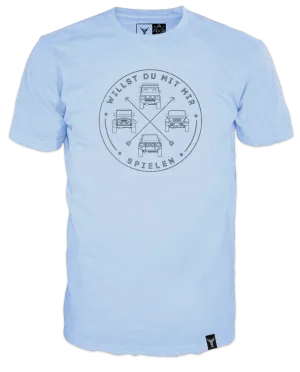 T-Shirt 14Ender® 4 Wheeling light blue