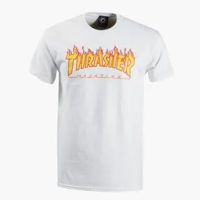 T-Shirt Thrasher Flame white