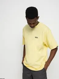 T-Shirt Vans MN Left Chest Logo Plus Ss Pale Banana