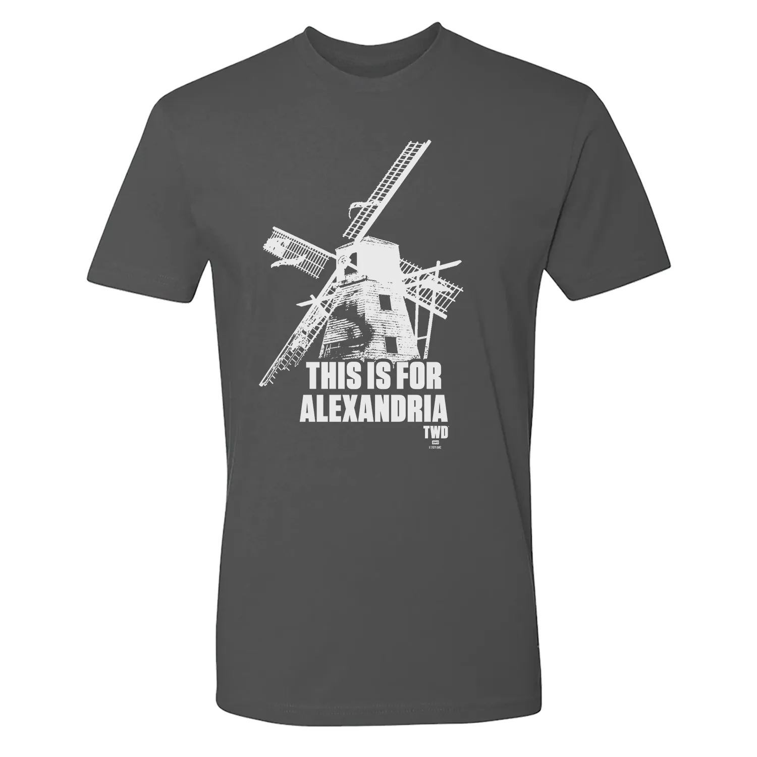 The Walking Dead This Is For Alexandria Adult Short Sleeve T-Shirt