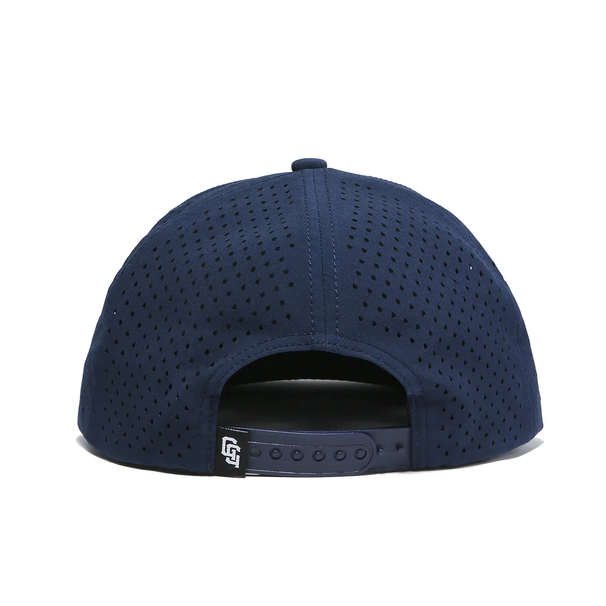 TOUR PRO Angry Golfer Golf Hat in Navy Blue with Flat Brim