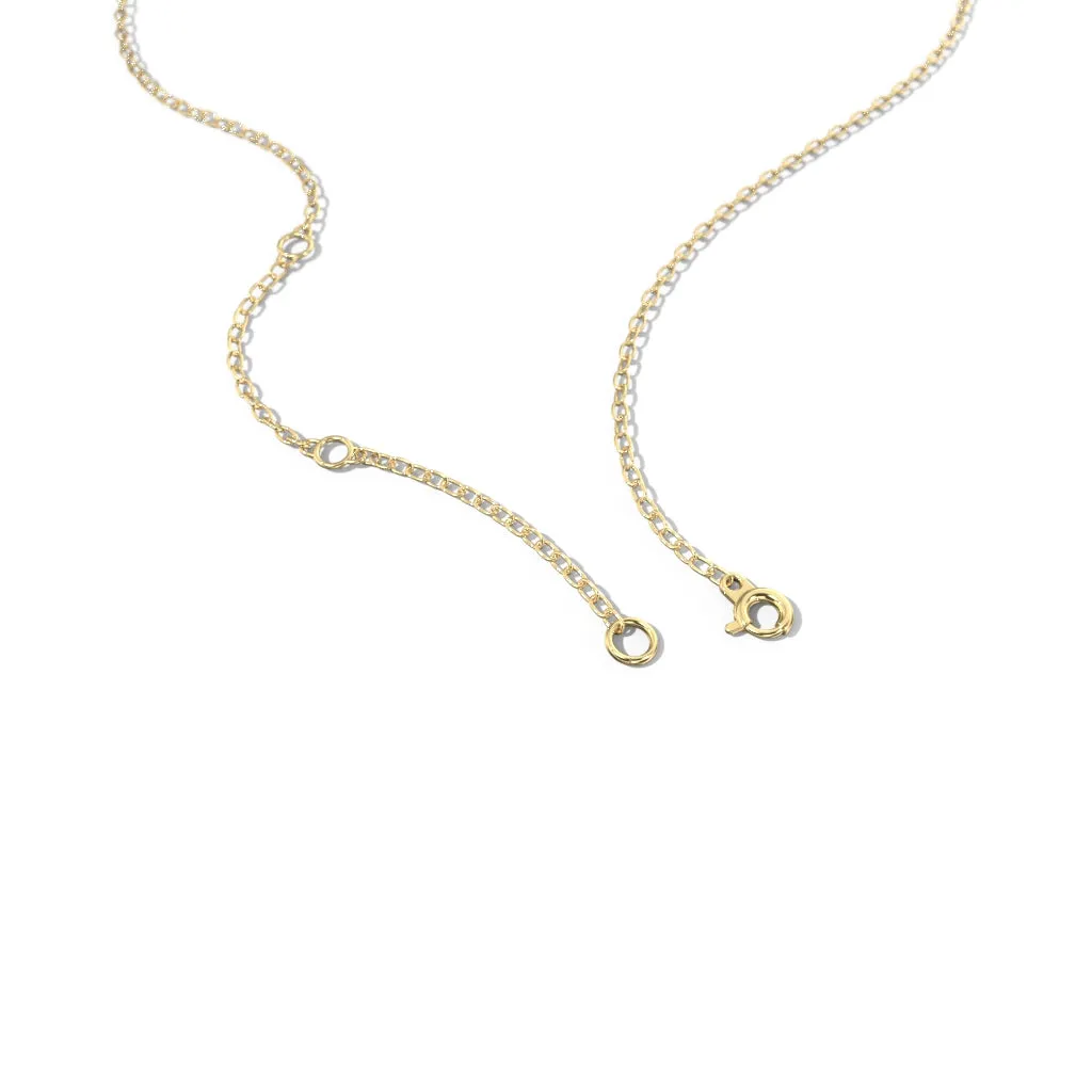 Triple Star 10k Gold Necklace