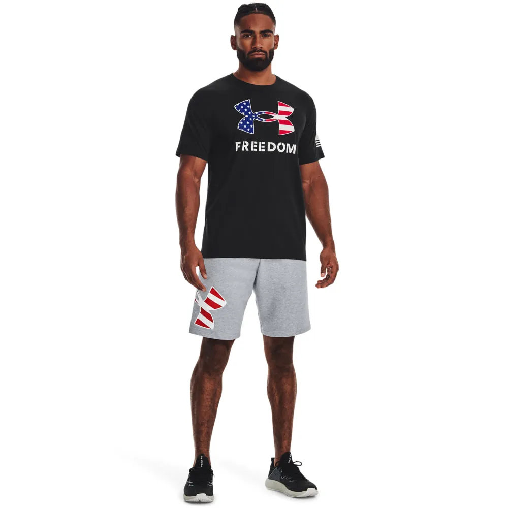 'Under Armour' Men's Freedom Logo T-Shirt - Black