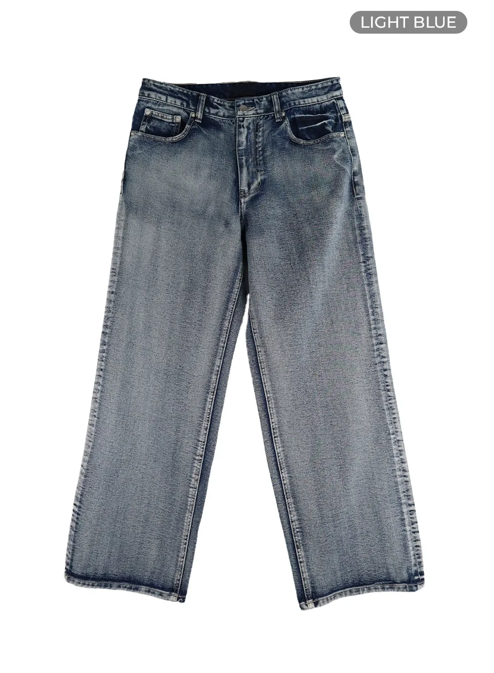 Urban Chic Washed Straight Unisex Jeans CM407