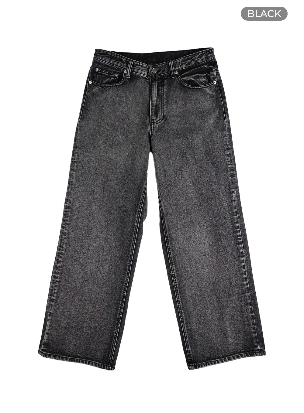 Urban Chic Washed Straight Unisex Jeans CM407