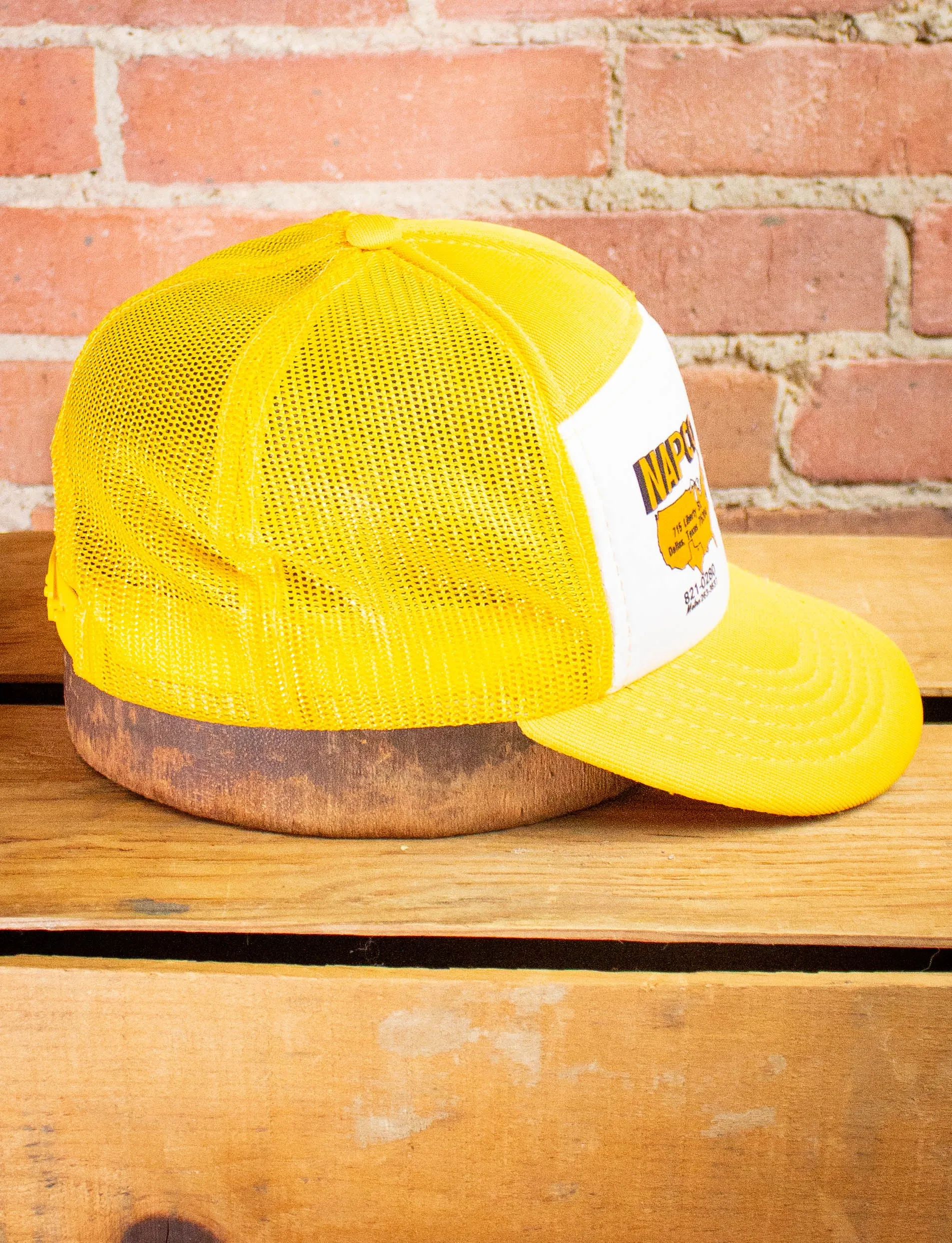 Vintage NAPCO Yellow Trucker Hat