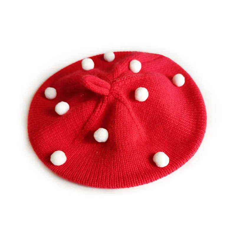 Wool Beret Hat for Toddlers