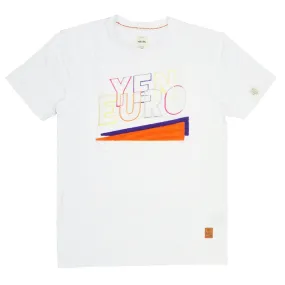 YE Chenille Stencil Tee (White) / D10