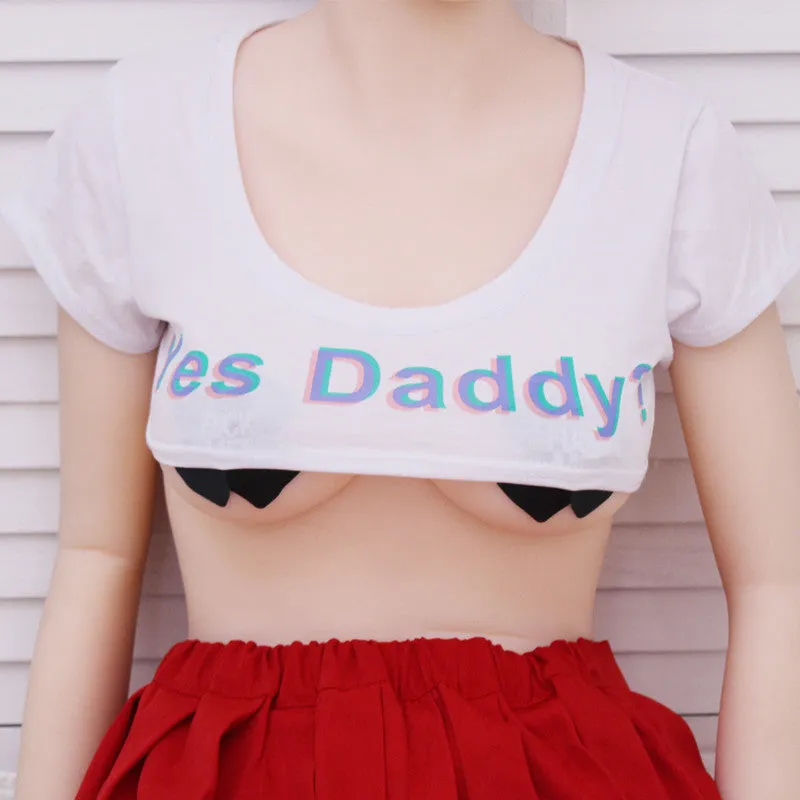 Yes Daddy Crop Top AD12023