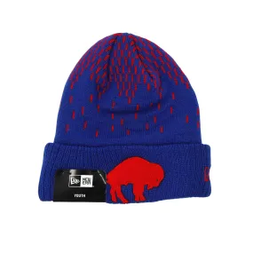 Youth Buffalo Bills Standing Buffalo Knit Hat